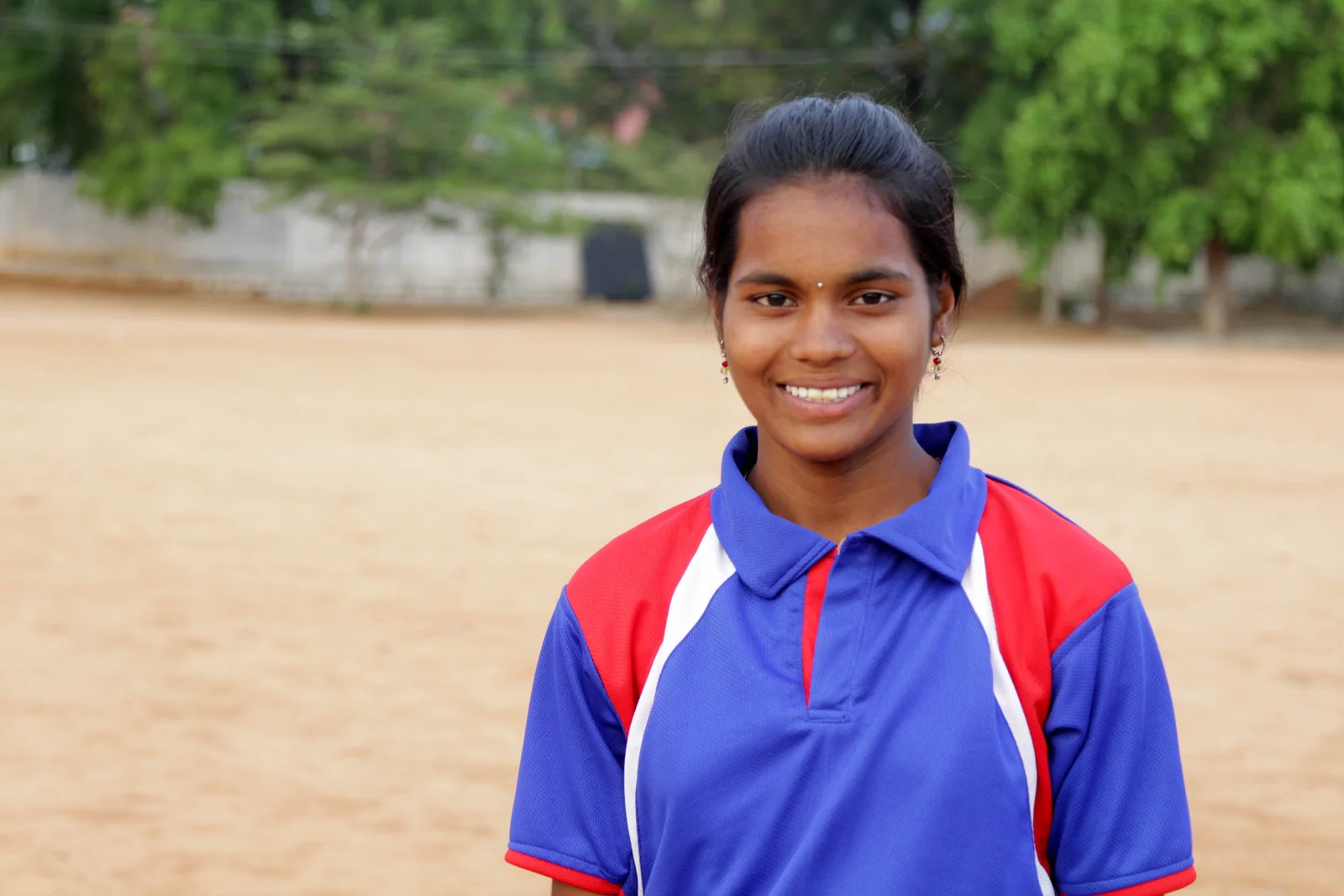 Animela Chandrika, photographed in ASA’s softball programme